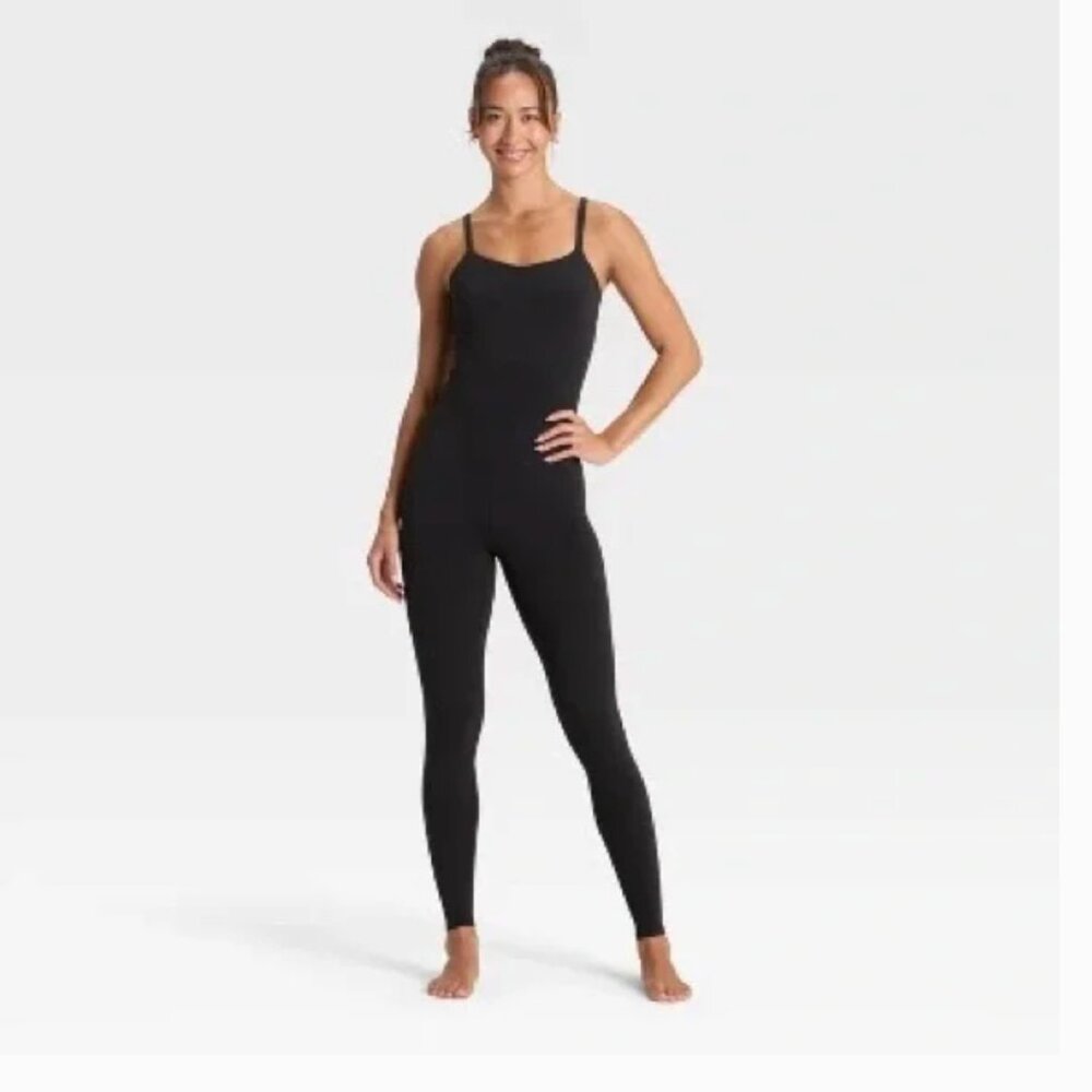All in Motion Everyday Black Active Bodysuit size XS NWT